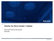 Charter for flere kvinder i ledelse