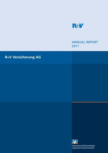 Annual Report 2011 - R+V  Versicherung