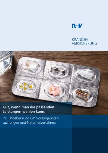 Ratgeber Vorsorgeuntersuchungen und Naturheilverfahren