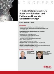 Ja, wir nehmen am 7. AUTOHAUS-Schadenforum vom 24. bis ... - RLE