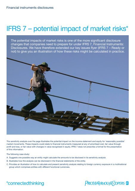 IFRS 7 – potential impact of market risks* - PwC