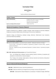 Voir le CV - Irstea