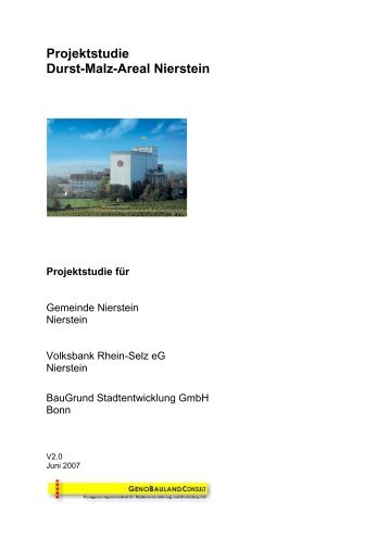 Projektstudie Durst-Malz-Areal Nierstein
