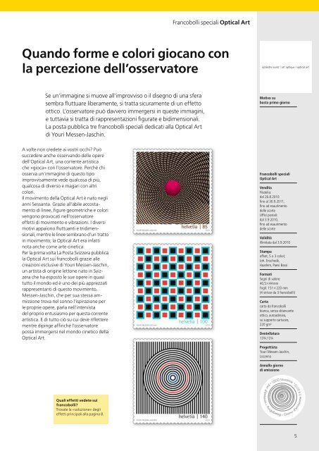 La Lente 03/2010 - Emissione luglio 2010Il - Die Schweizerische Post