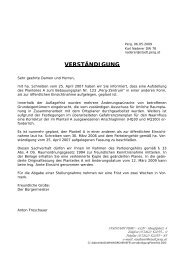 VERSTÃ„NDIGUNG - Perg