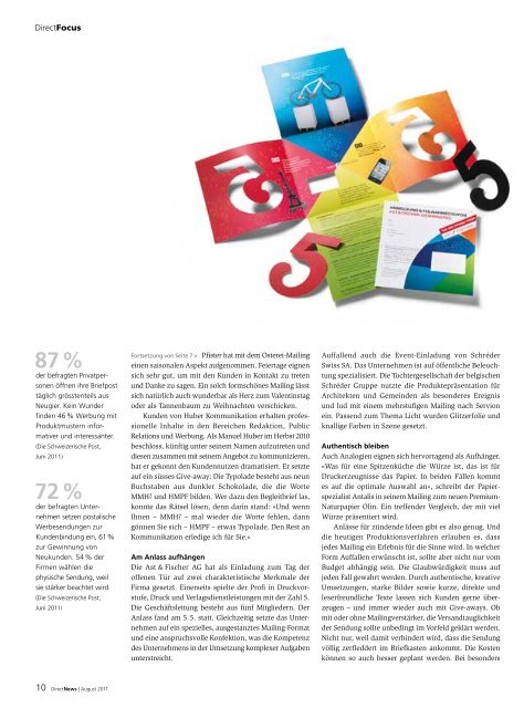 DirectNews, Die Auflagestärkste Zeitschrift  für Direct Marketing