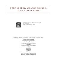 PLVC Minutes Book for 2005 - Pl-wa.org