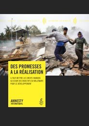 DES PROMESSES A LA RÉALISATION