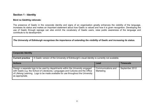 Chapter 3 â Policy Implications for Gaelic - University of Edinburgh