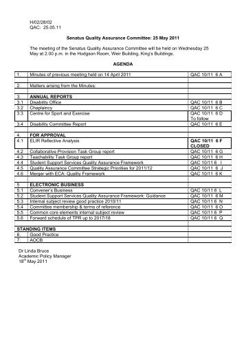 Agenda and Papers - University of Edinburgh