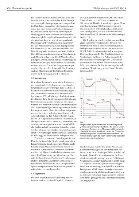 Koordinatenmesstechnik als Schlüssel- technologie der - PTB