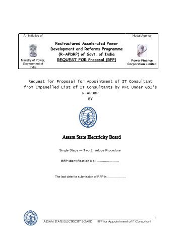 Assam State Electricity Board Assam State Electricity ... - R-APDRP