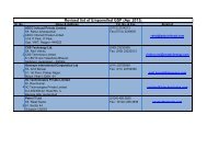 Revised list of Empanelled GSP (Apr 2013)