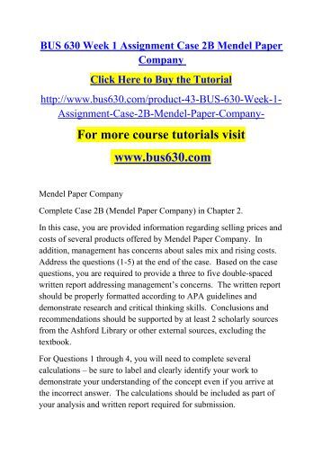 Mgt 350 week 1 critical thinking application paper