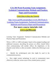 CJA 304 Week 5 Learning Team Assignment Technical Communication Methods.pdf