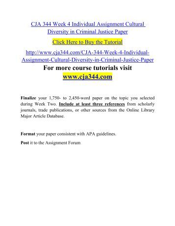 Cultural diversity paper