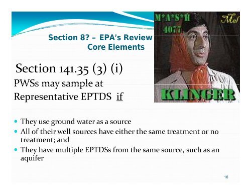 Kevin Ryan GWRMP Coordinator USEPA Region 9 (415) 972‐3806 ryan.kevin@epa.gov