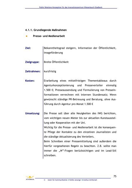 2. Analyse - IfW