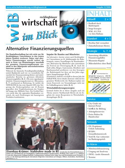 07_juni_2006.qxd (Page 1) - Wirtschaftsförderung Recklinghausen