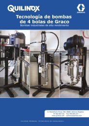 Tecnología de bombas de 4 bolas de Graco