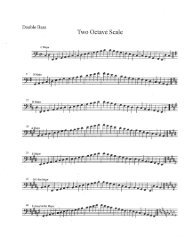 7th Grade Two Octave Scales - Bass