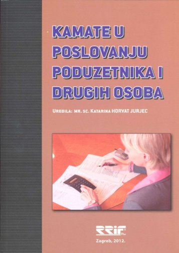 Kamate u poslovanju poduzetnika i drugi osoba