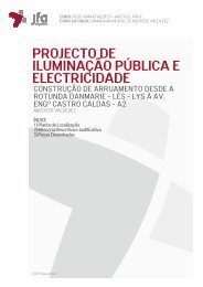 PROJECTO DE ILUMINAÇÃO PÚBLICA E ELECTRICIDADE