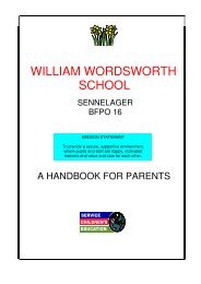 WILLIAM WORDSWORTH SCHOOL