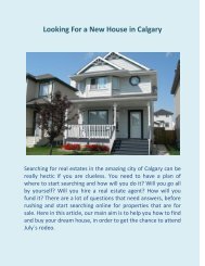 Looking For a New House in Calgary.pdf