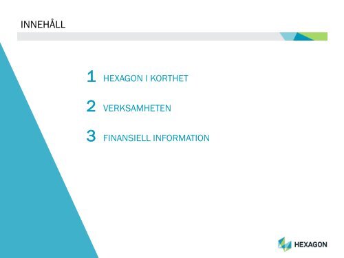 PRESENTATION AV HEXAGON