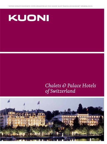 Chalets & Palace Hotels of Switzerland - Kuoni