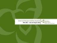 Internal Responsibility System