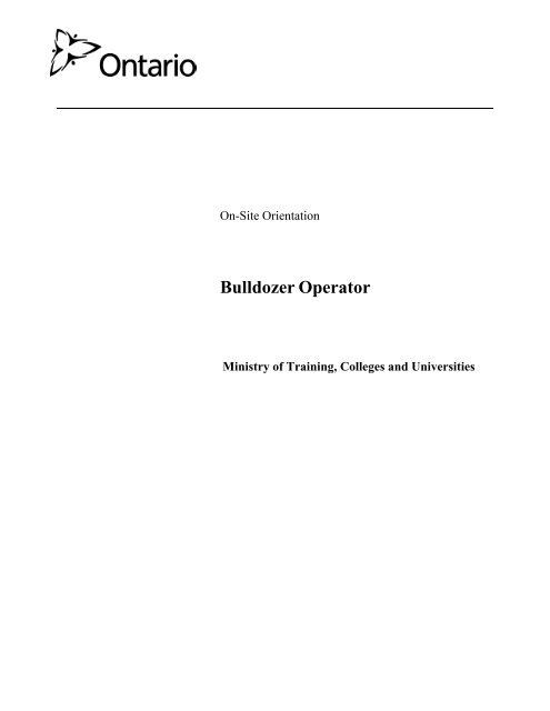 Bulldozer Operator