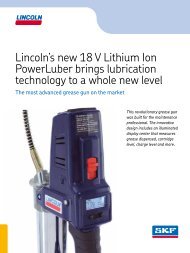 18 V Lithium Ion PowerLuber - SKF.com