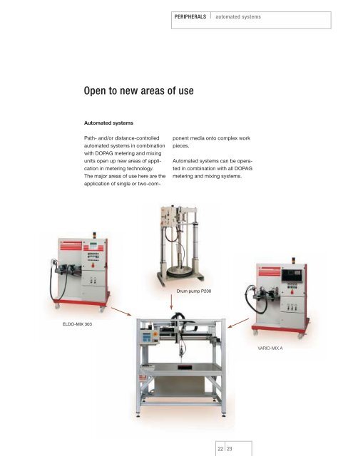 Advanced Metering and Mixing Technology