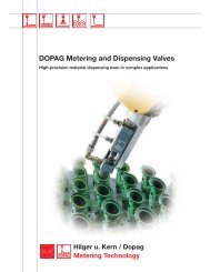 DOPAG Metering and Dispensing Valves