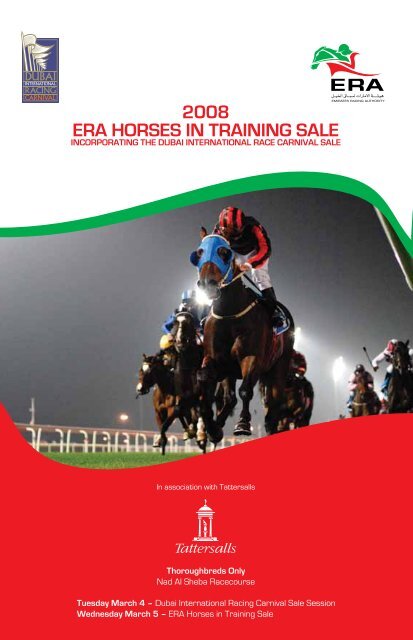 2008 ERA Horses in Training Sale - Tattersalls