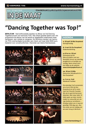 “Dancing Together was Top!”