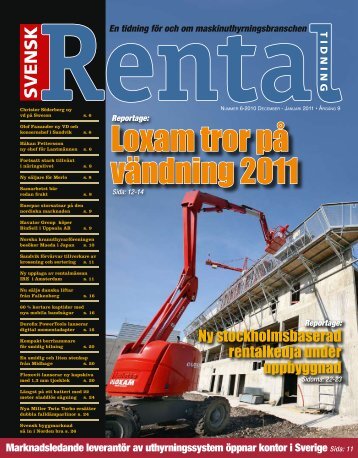 Loxam tror på vändning 2011