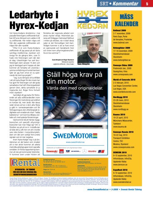 SRT 3-2009.pdf - Svensk Rental