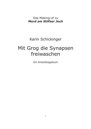 Mord am Stilfser Joch - bei Karin Schickinger