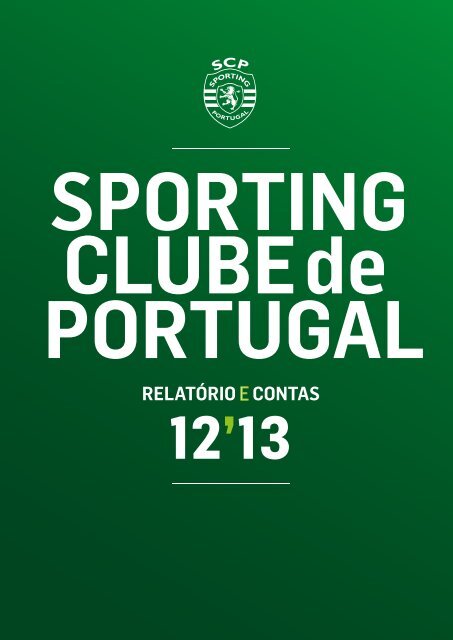 RELATÃRIOE CONTAS - Sporting Clube de Portugal