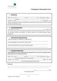 Participant’s Information Form