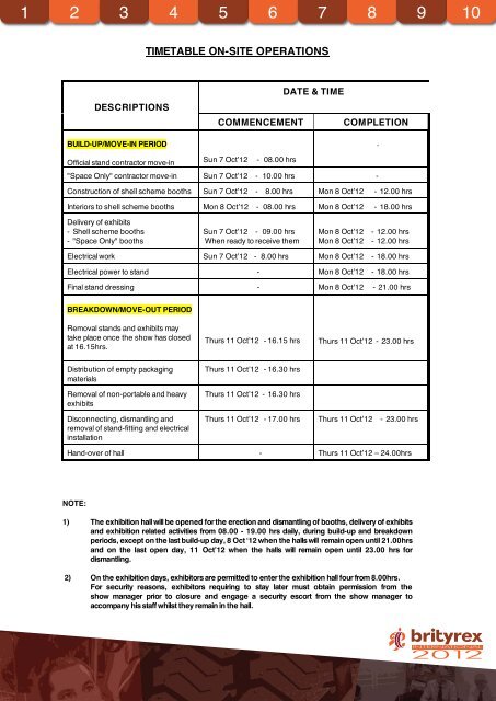 EXHIBITOR MANUAL