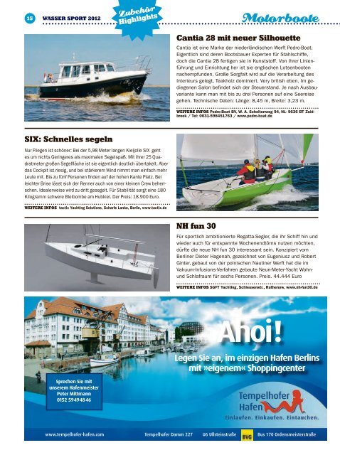 abo@segeln-magazin.de · www.segeln-magazin.de - Berliner Zeitung