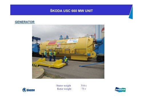 Skoda Supercritical Steam Turbine 660 MW