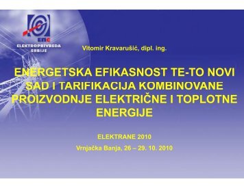 energetska efikasnost te-to novi sad i tarifikacija kombinovane ...