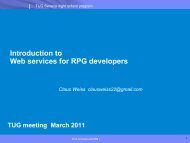 Introduction to Web services for RPG developers