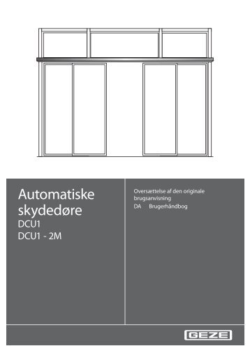 Automatiske skydedøre