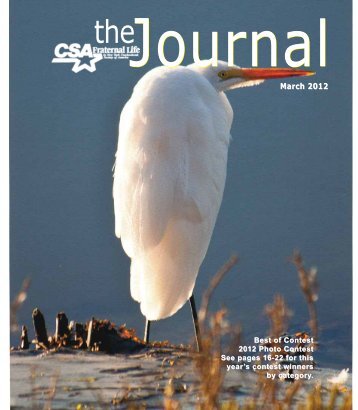 March 2012 - CSA Fraternal Life
